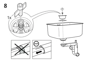 IKEA LILLVIKEN Water Trap Strainer - figure 7