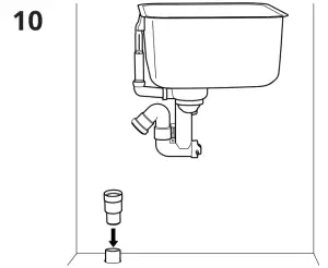 IKEA LILLVIKEN Water Trap Strainer - figure 9