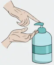 ECL COVID-19 AtHome Collection Kit - hand sanitiz