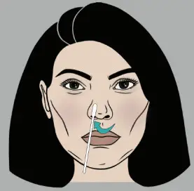 ECL COVID-19 AtHome Collection Kit - nostril 3