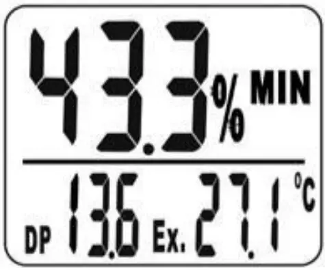 TRIPLETT RHT32 Digital Psychrometer - fig
