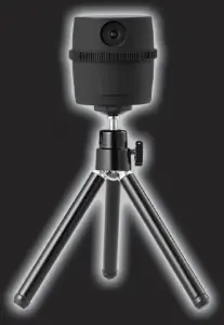 a close up of a tripod