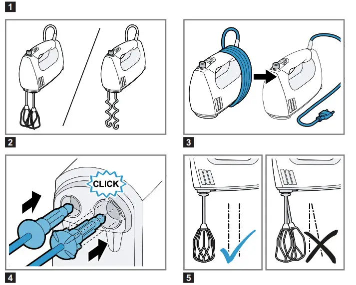 BOSCH MFQ36300GB Hand Mixer ErgoMixx- Overview 2