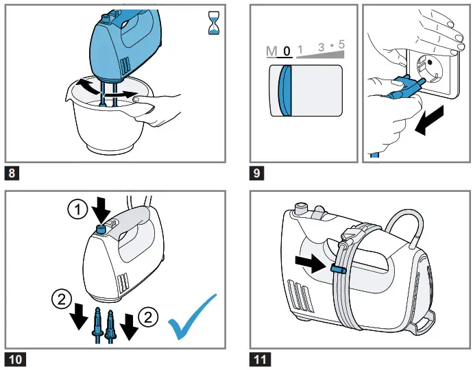 BOSCH MFQ36300GB Hand Mixer ErgoMixx- Overview 4