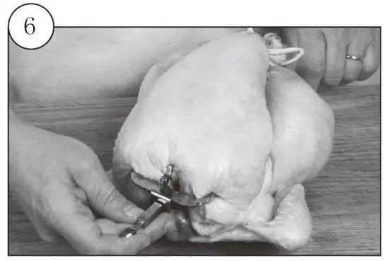 Place the other rotisserie