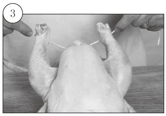 Run the twine under the end