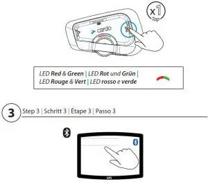 cardo Freecom 4x Communication System Single Pack - Step 2