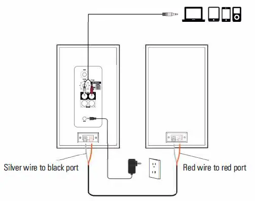 Nikabe 23931 Wireless Bookshelf Speaker S4 Fig2
