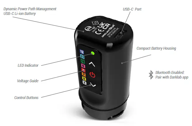 darKLab 800479 PowerBolt Tattoo Machine FIG 1