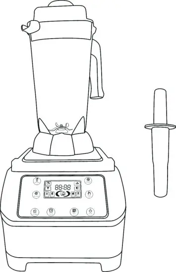 zokop ALW Q16 Commercial Blender
