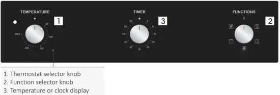 Haier HWO60S4LMB2 60cm Wall Oven - Display description