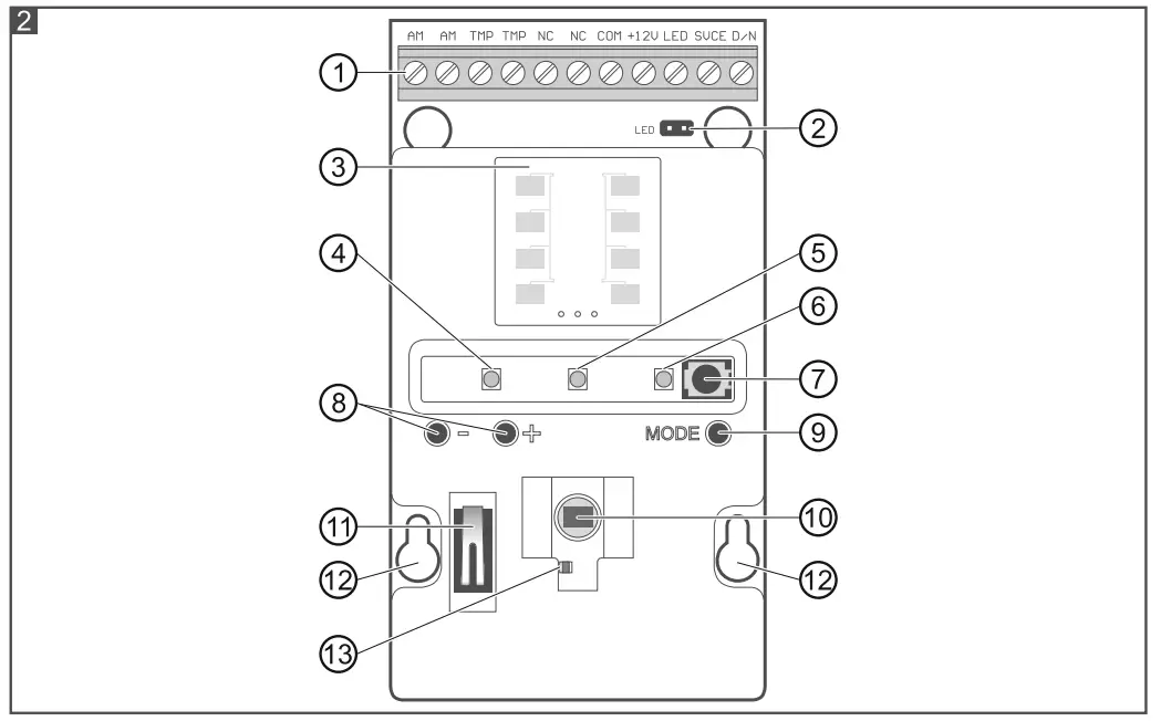 Satel OPAL Plus Outdoor Dual Technology Motion Detector - fig 6