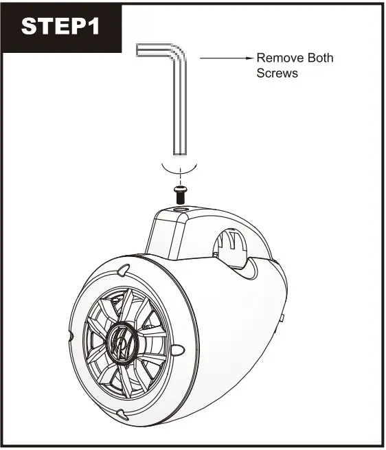 NOAM NUTV4 Marine Bluetooth Stereo Speaker System - step1