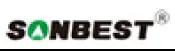 SONBEST SM3710M2 4-20mA Two-Wire Current Type Air Duct Type Temperature And Humidity Sensor LOGO