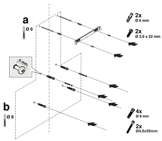 Installation of appliance