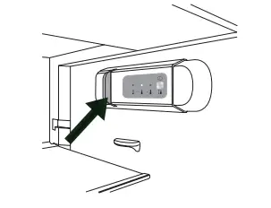 IKEA 204999.51 RÅKALL 500 Integrated Fridge Freezer Instructions - LED light