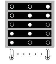IKEA 204999.51 RÅKALL 500 Integrated Fridge Freezer Instructions - Leds on
