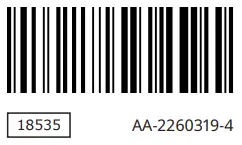 IKEA 204999.51 RÅKALL 500 Integrated Fridge Freezer Instructions - bar code