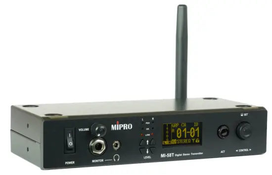 MIPRO MI-58T 58 GHz Digital Stereo Transmitter
