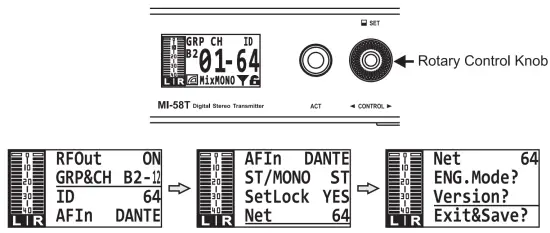 MIPRO MI-58T 58 GHz Digital Stereo Transmitter - fig 13