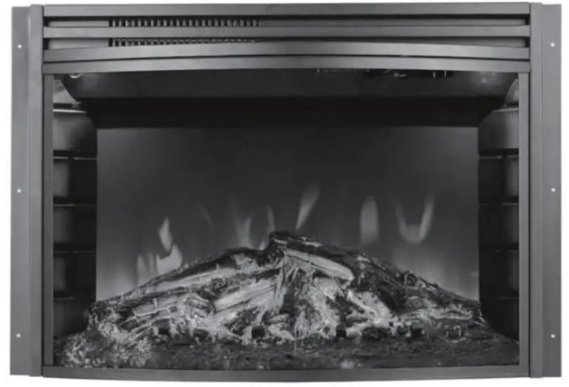 Overstock XFINS2518 1C Electric Fireplace-