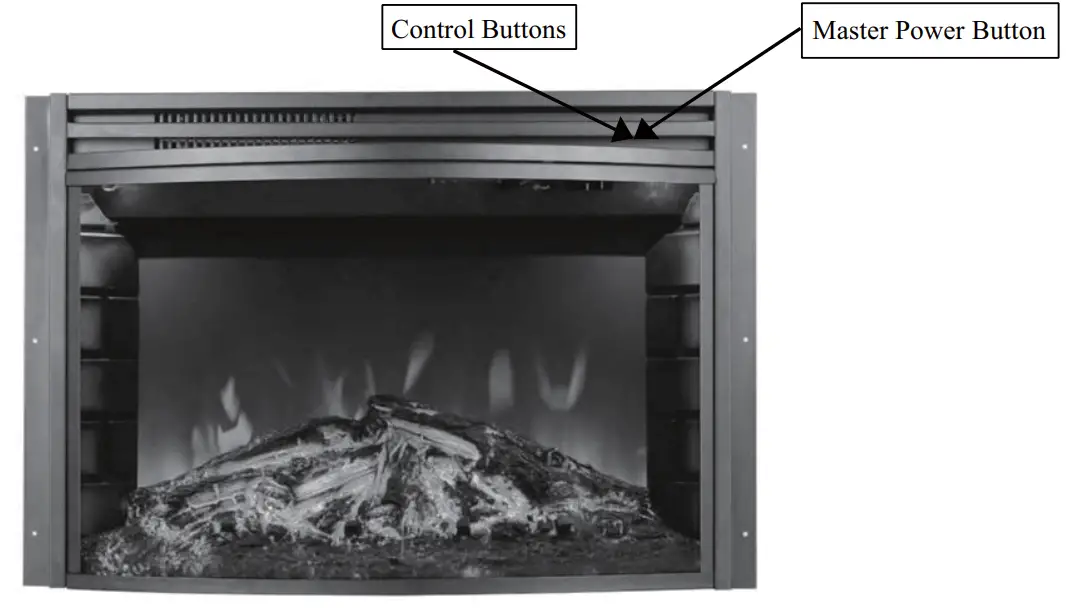 Overstock XFINS2518 1C Electric Fireplace-fig1