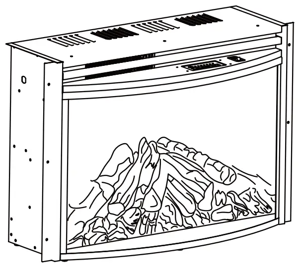 Overstock XFINS2518 1C Electric Fireplace-fig5