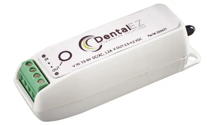 Dentalez 265677 Starbright Lamp Control Instruction Manual