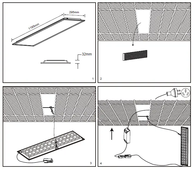 ROBUS RDL30403012GUR-01 -Dallas -30W-LED-Backlit-fig 1