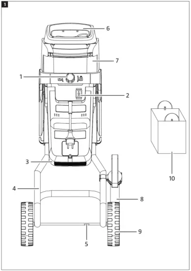 MEEC TOOL 010260 230 V Compost Shredder - overview