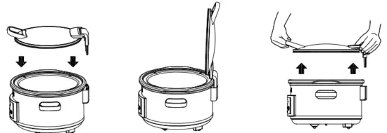 CROCK POT CSC059 Lift and Serve 3 5L Digital Slow Cooker - ASSEMBLY