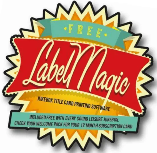 SOUNDLEISURE Vinyl Pop Classic Jukebox from Sound Leisure - Free Inside