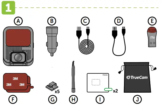 TrueCam H25 GPS 4K Ultra High 4K Resolution Camera - Product Overview 1
