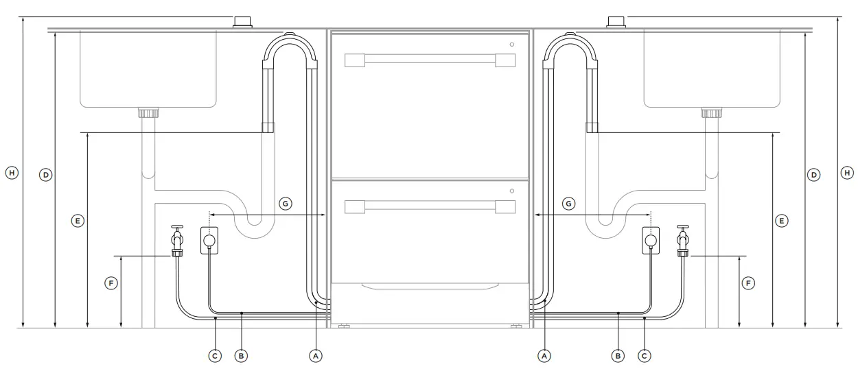FISHER PAYKEL DD24DTX6PX1 Double Dishdrawer Dishwasher - ELECTRICAL