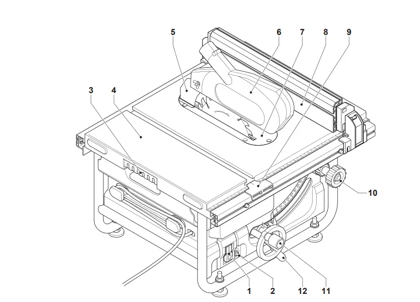 DEWALT DW745 10 Inch Table Saw 01