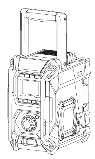 makita- MR001G -Job -Site- Radio- product