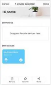 Device Sharing Interface