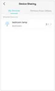 Device Sharing Interface