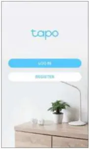 Log in to Tapo App Interface