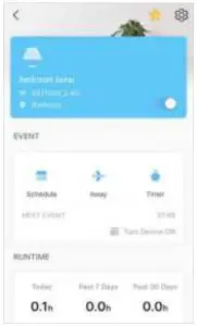 Device Status Page Interface