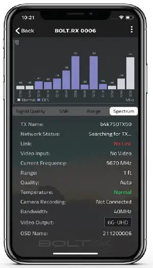 TERADEK Bolt 4K LT 750-1500-MAX Zero Delay Wireless Transmitter and Receiver-9