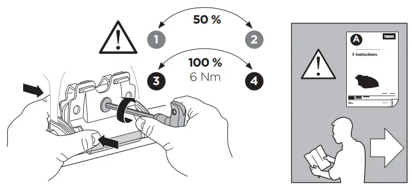 THULE Rapid System Kit 4037 and Podium112