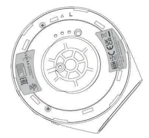 ALIENWARE AW920H Tri-Mode Wireless Gaming Headset - Left earcup