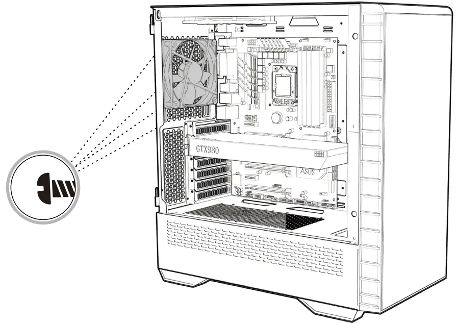 FRONT/REAR FAN INSTALLATION