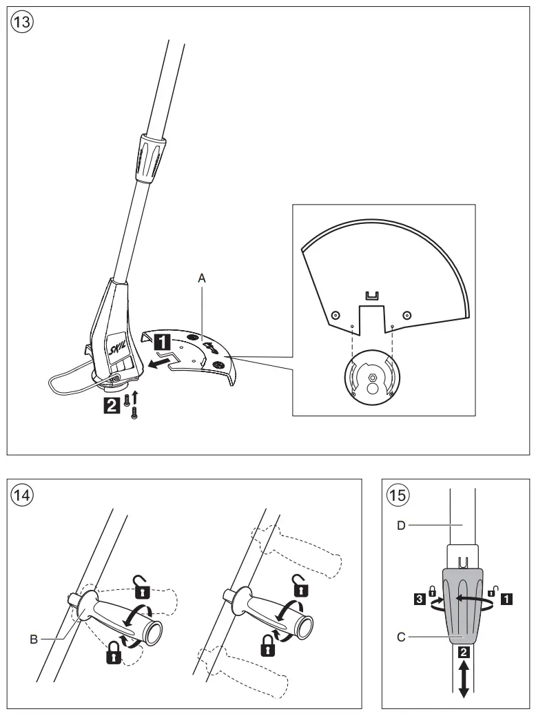 SKIL F0150738 CORDLESS GRASS TRIMMER - fig2