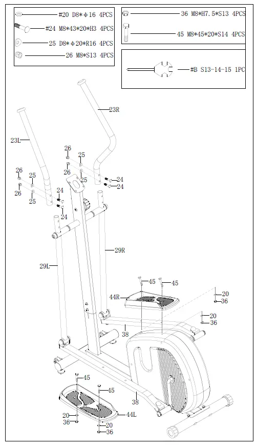 SUNNY-Health -Fitness-E321003-Endurance-Series-Smart-Elliptical-Machine-FIG-6