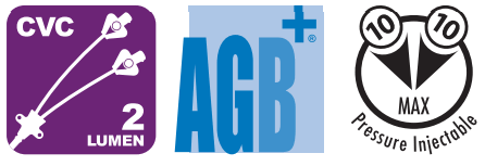 CDC 45802 Pressure Injectable Arrowgard Blue Plus Two-Lumen CVC - 2