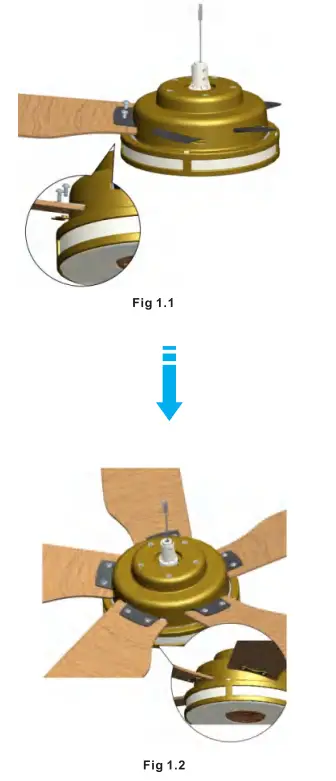 CARRO CES565SL ELIRA 56 Inch 5 Blade Smart Ceiling Fan with LED Light Kit and Remote - fig4