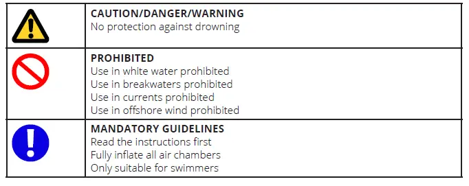 YEAZ 50370962 Stand Up Paddle Board FIG1