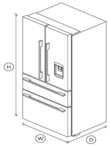 FISHER PAYKEL RF172GDUX1 Freestanding French Door Refrigerator Freezer-1